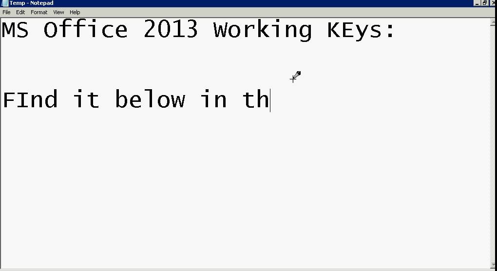 What Is The Serial Key Of Microsoft Office 2013